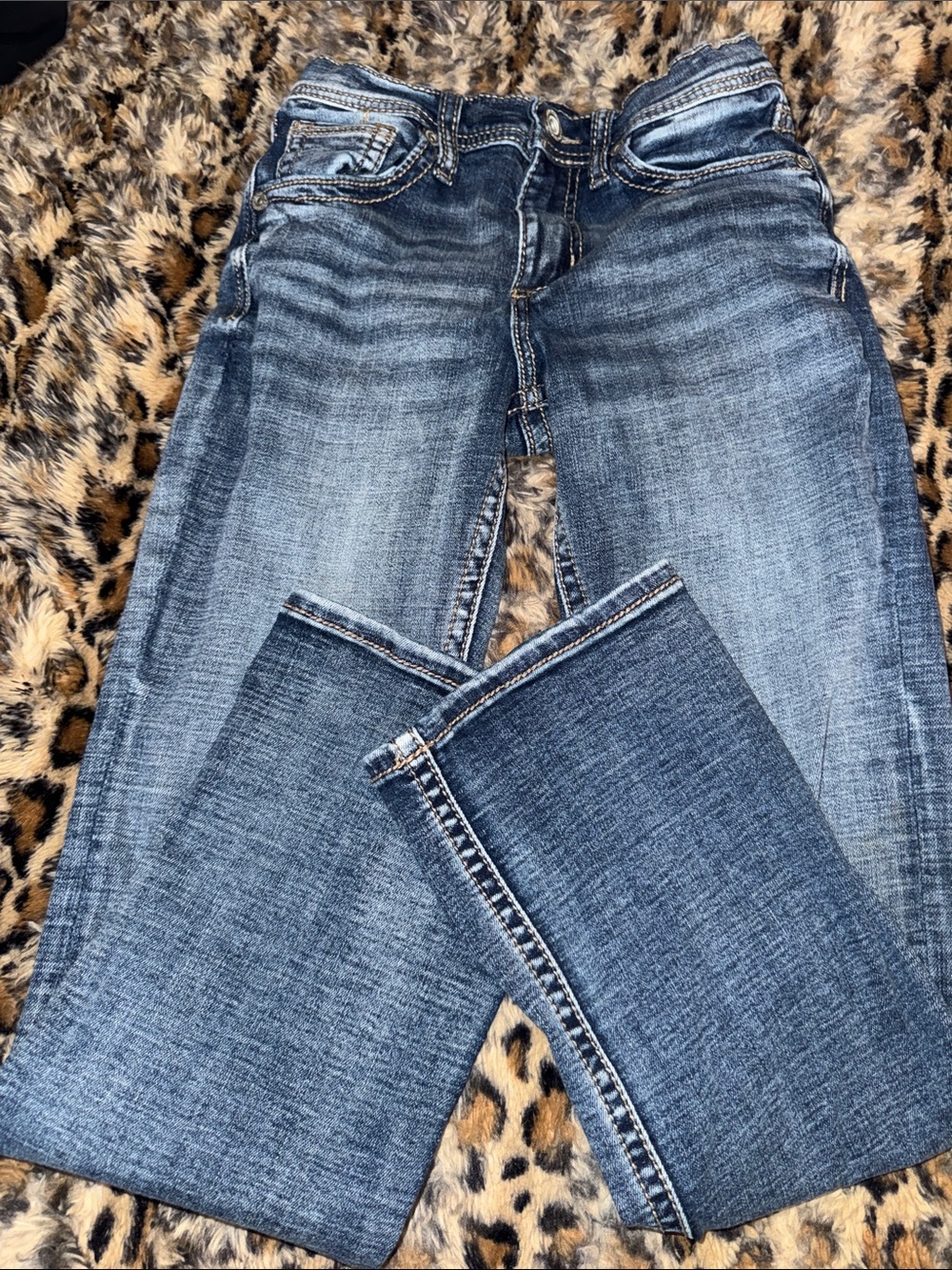Kids Blue Denim Jeans - Classic Stretch Fit